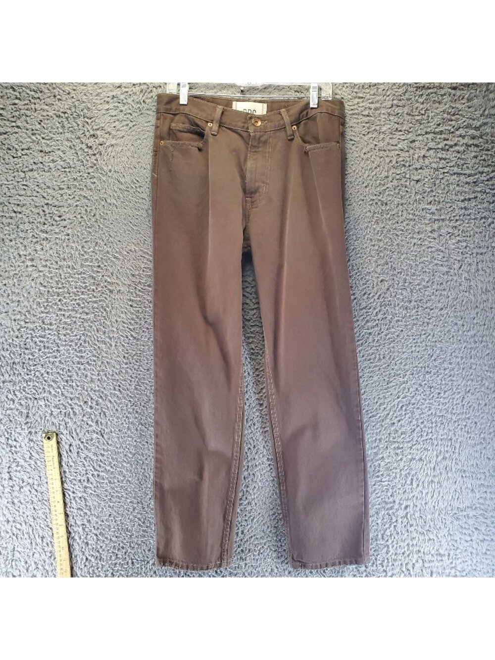 Urban Outfitters Jeans Mens 30x32 Brown BDG Vintage Slim Fit Cotton Denim *Read*